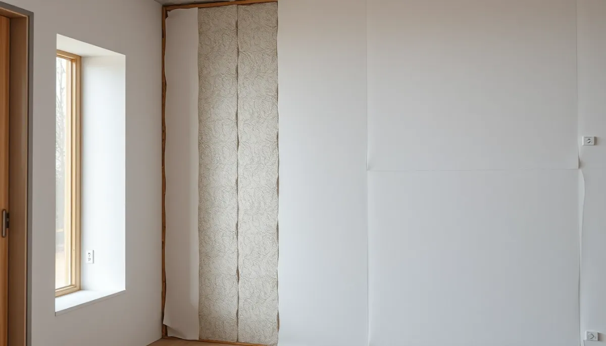 Pose d'un isolant perméable à la vapeur sur un mur assaini