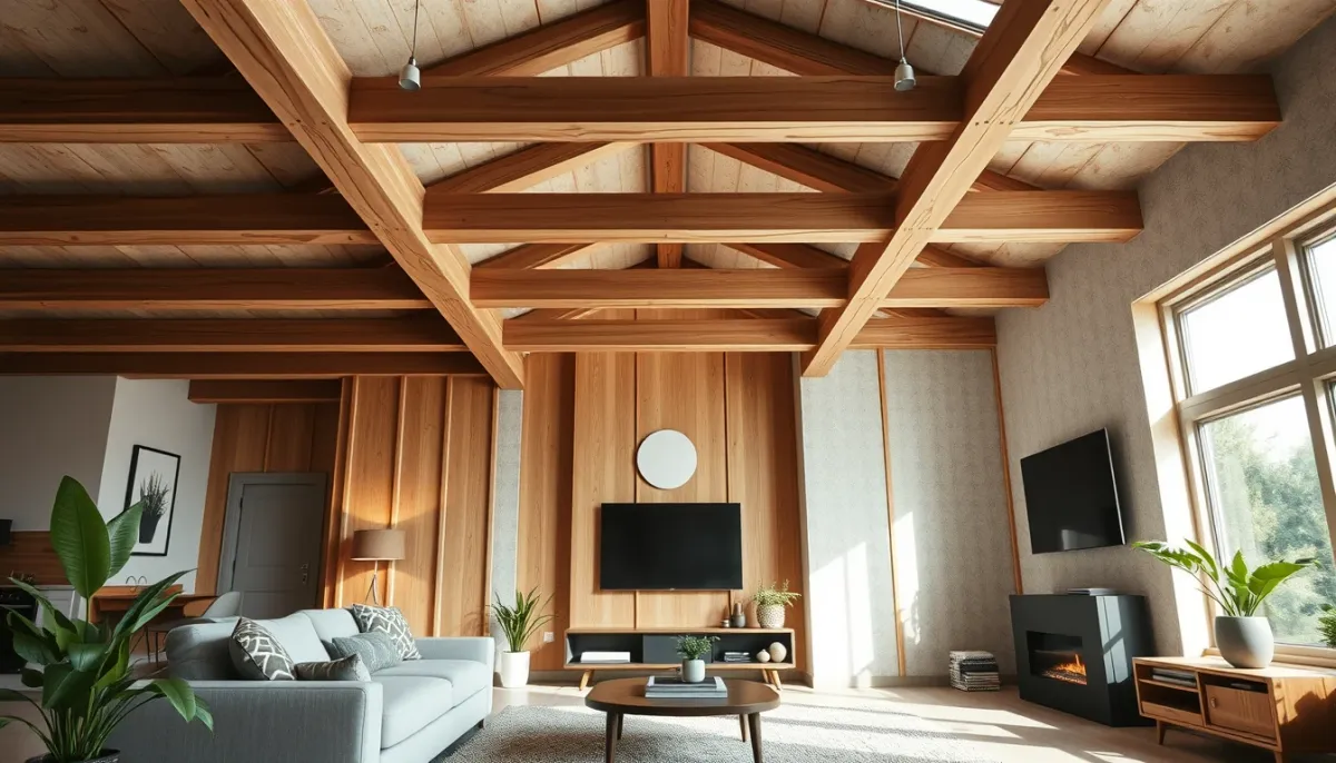 Intérieur confortable d'une maison rénovée avec isolation Biofib Trio, alliant confort et écologie