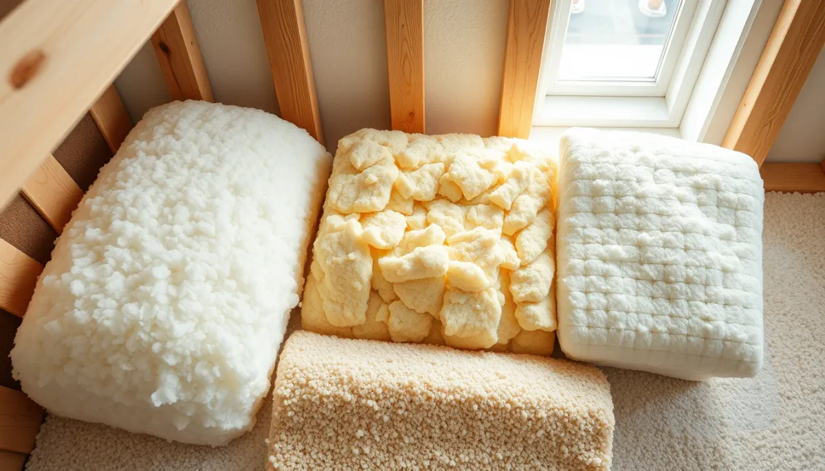 Comparaison de matériaux isolants biosourcés et conventionnels posés près de poutres en bois apparentes