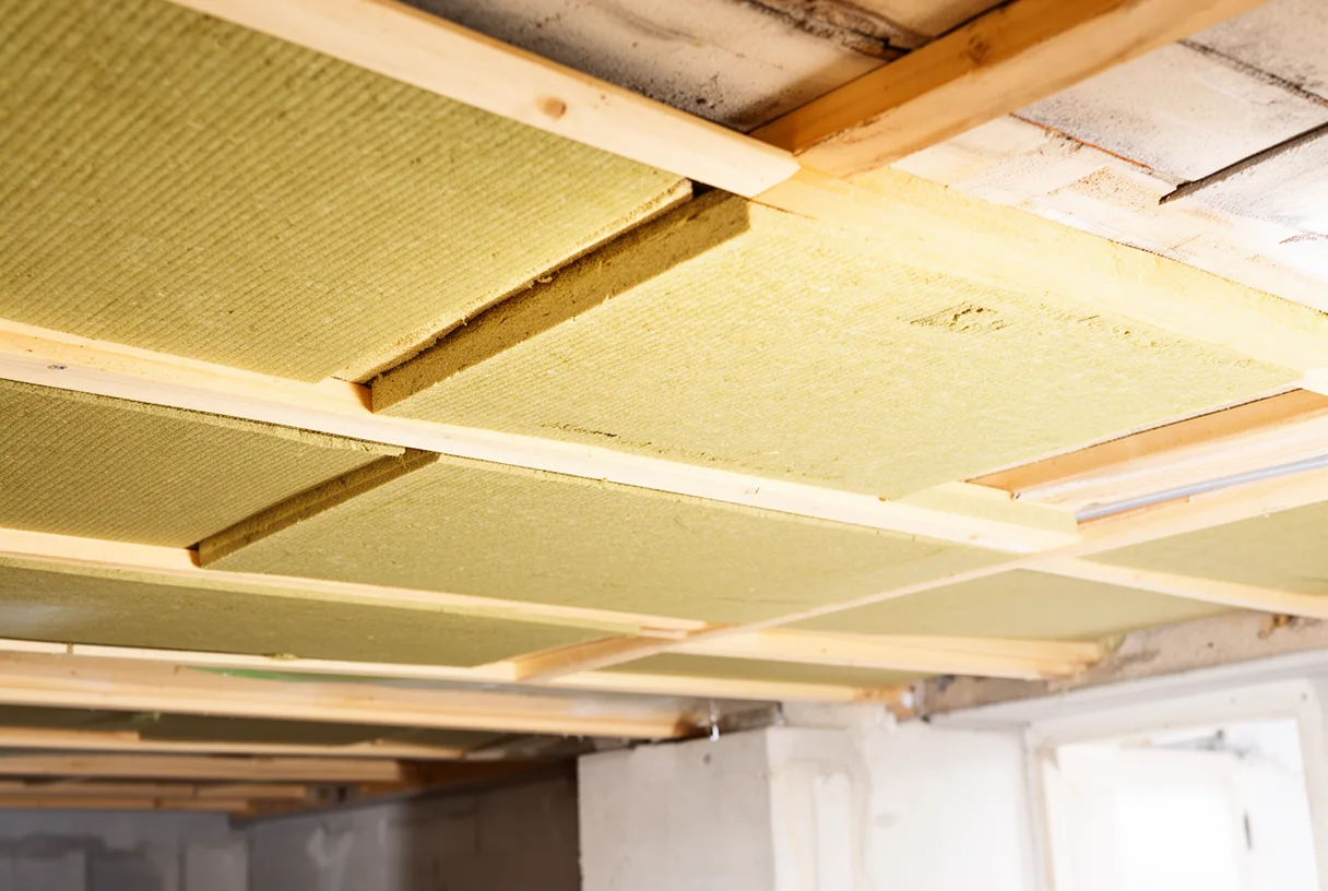 Isoler le plancher bas supprime la sensation de sol froid.